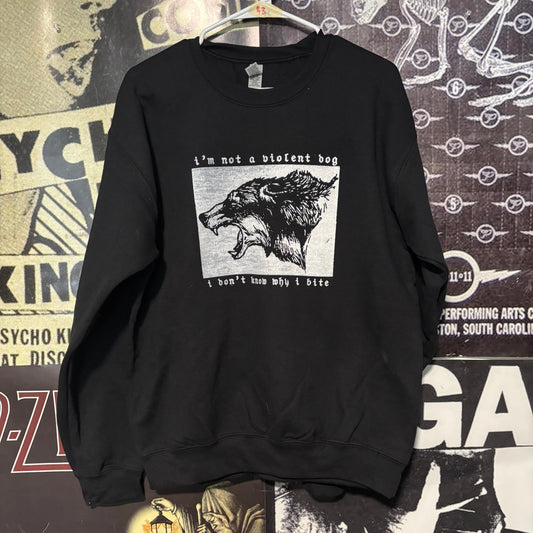 Violent dog black sweatshirt