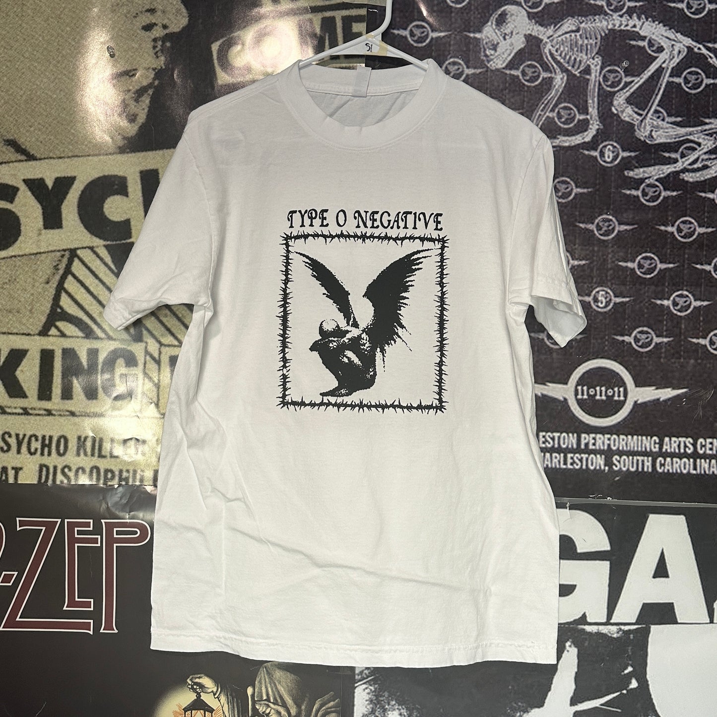 TYPE O NEGATIVE white full size tee