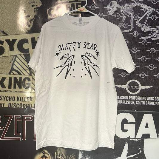MAZZY STAR white full size tee