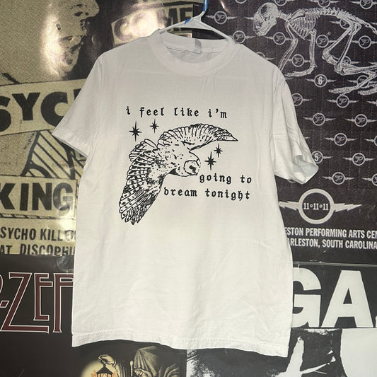 TWIN PEAKS OWL white full size tee