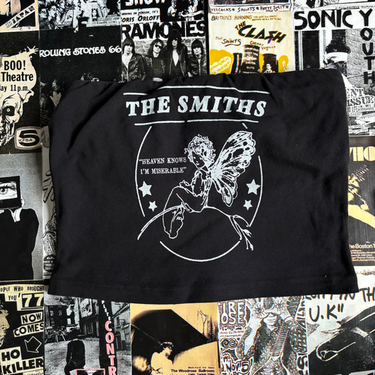 THE SMITHS black/white tube top